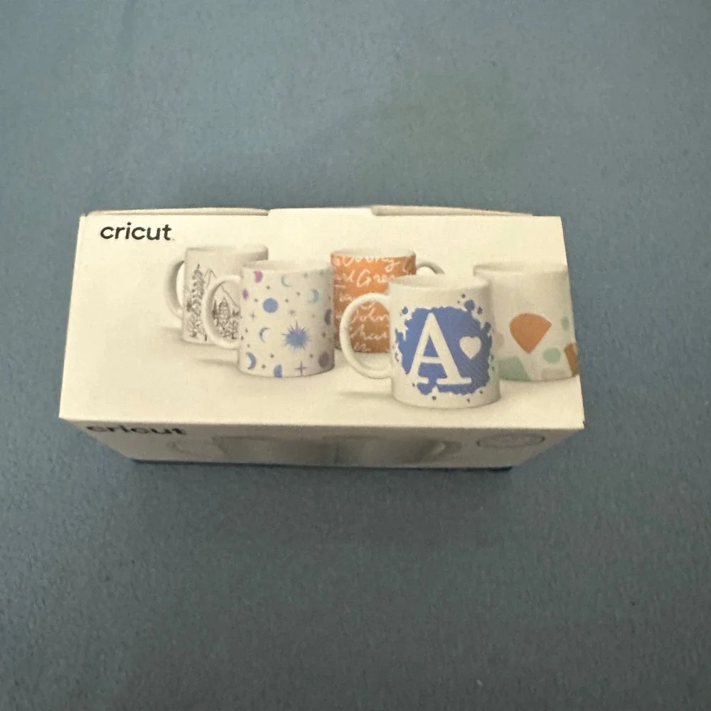 Cricut Ceramic Mug Blanks White 12oz for Infusible Ink 2 Count Box